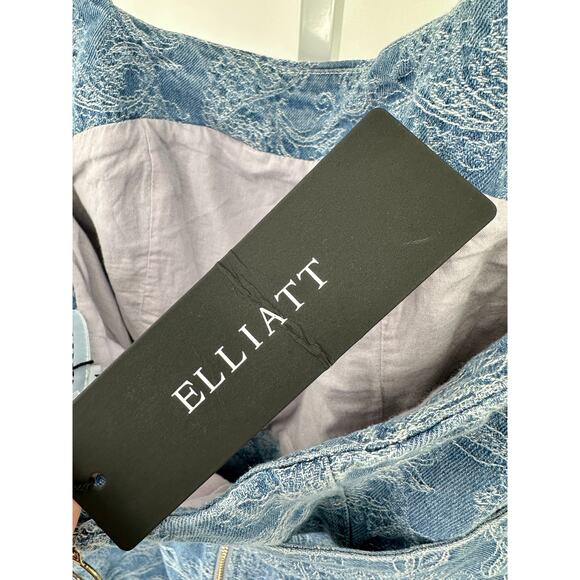 Elliatt‎ Rythem Dress in Blue Medium New - Picture 8 of 8